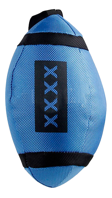 Апорт для собак Triol Мяч для регби из нейлона, сине-черный, 34 см