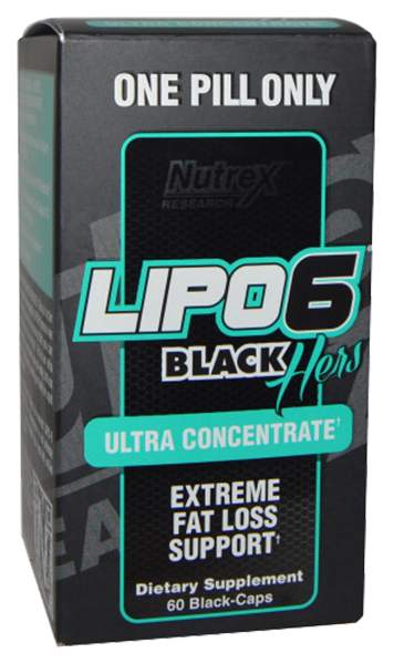 Жиросжигатель Nutrex Lipo 6 Black Hers Ultra Concentrate USA Version 60 капсул - купить в Сеть магазинов БЕЛКА, цена на Мегамаркет