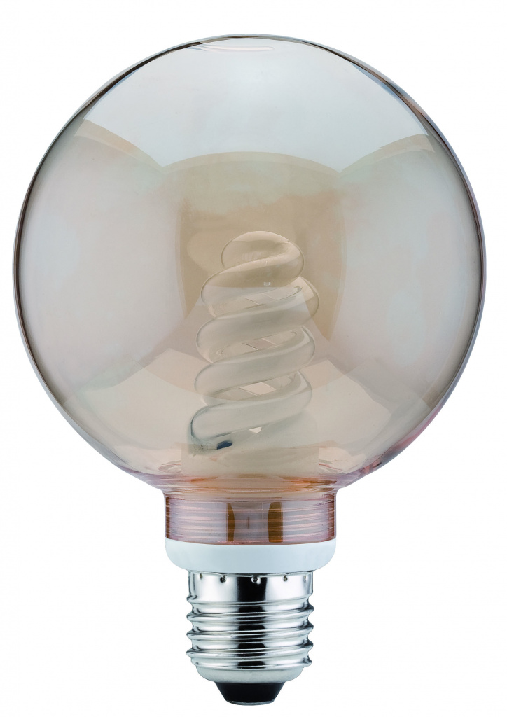 Лампа энергосберегающая 10W E27 золото 87011