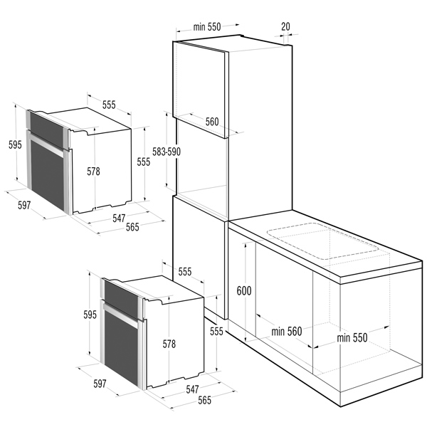 Духовой шкаф gorenje bo72sy2w