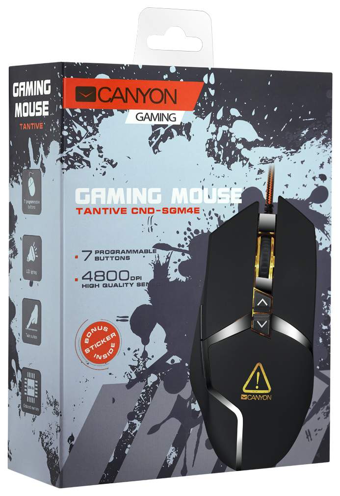Игровая мышь CANYON CND-SGM4E Black