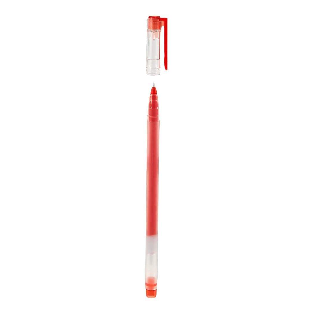 Ручка гелевая Каждый день 887688, красная, 0,5 мм, 1 шт.