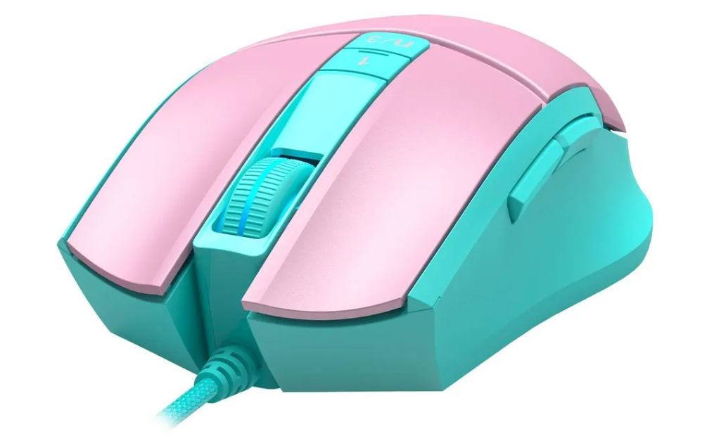 Проводная игровая мышь A4Tech Bloody L65 Max бирюзовый, купить в Москве