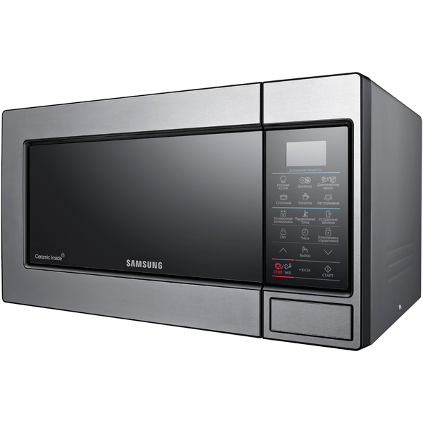 Микроволновая печь соло Samsung ME83MRTQS silver/black - отзывы покупателей на маркетплейсе Мегамаркет | Артикул: 100000027822