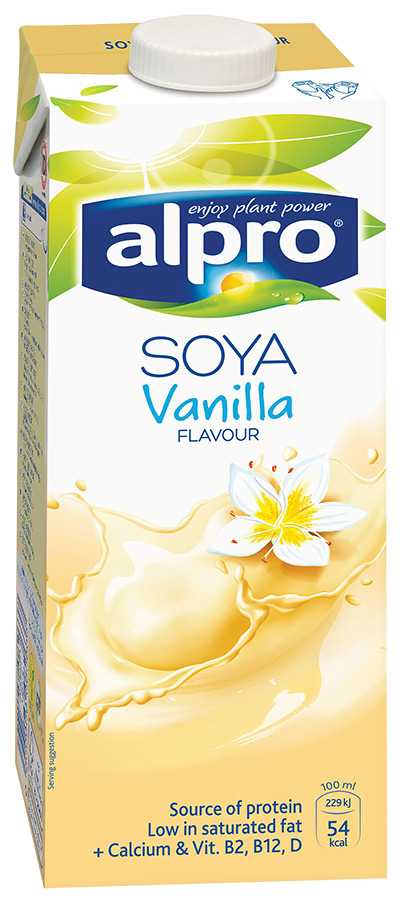 Напиток соевый Alpro со вкусом ванили обогащенный кальцием и витаминами 1.8% 1 л