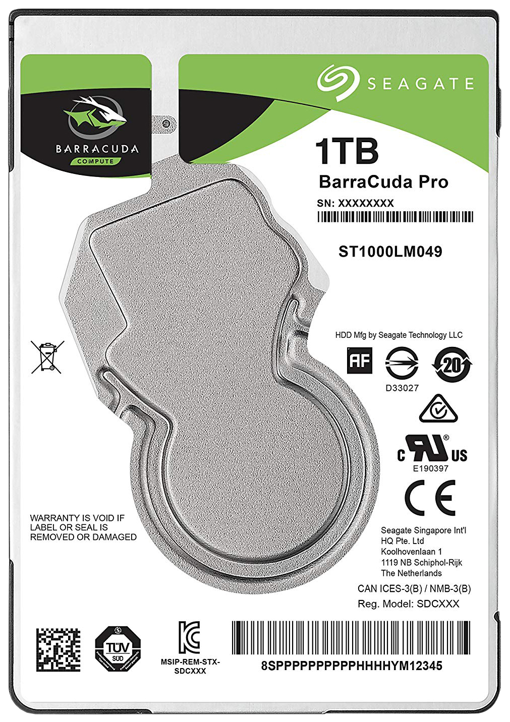 Жесткий диск Seagate BarraCuda 1ТБ (ST1000LM049) - купить в Москве, цены в интернет-магазинах Мегамаркет