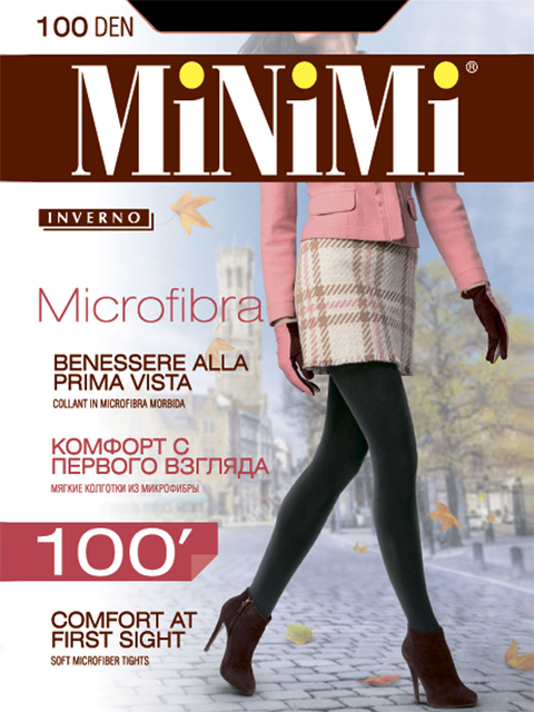 Колготки женские Minimi MICROFIBRA 100 черные 4 (L) - купить в Omsa (со склада Мегамаркет), цена на Мегамаркет