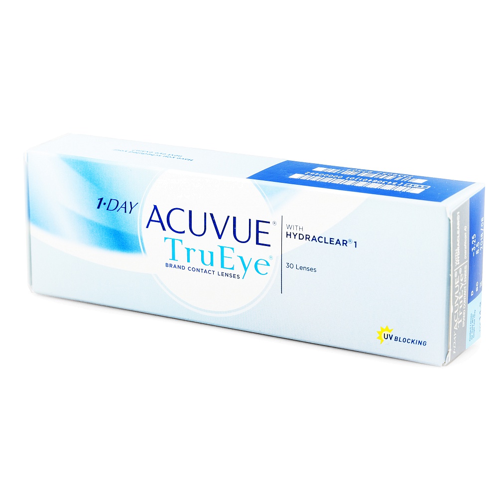 Контактные линзы 1 Day Acuvue TruEye With HydraClear, однодневные, -5. ...