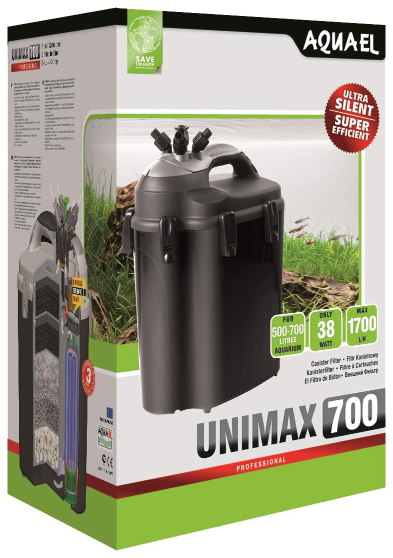 Фильтр для аквариума внешний Aquaеl UNIMAX 700, 700 л/ч, 38 Вт