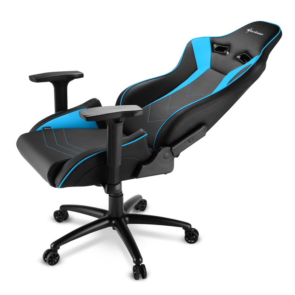Кресло компьютерное Sharkoon Elbrus 3, black/blue