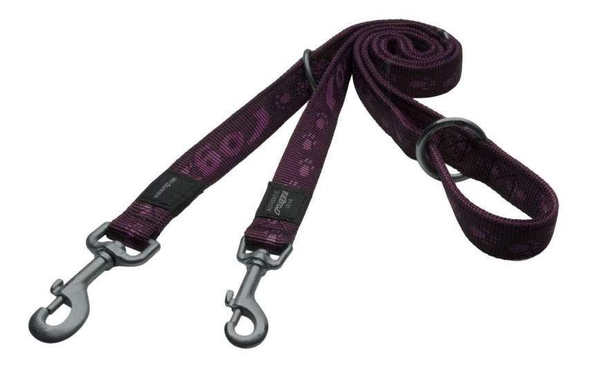 Поводок перестежка для собак Rogz Alpinist M-16мм 1,8 м, Фиолетовый HLM23E