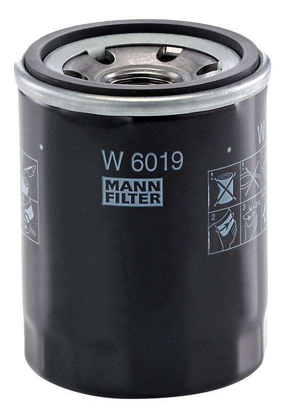 Фильтр масляный двигателя MANN-FILTER W6019 - купить в Фарева, цена на Мегамаркет