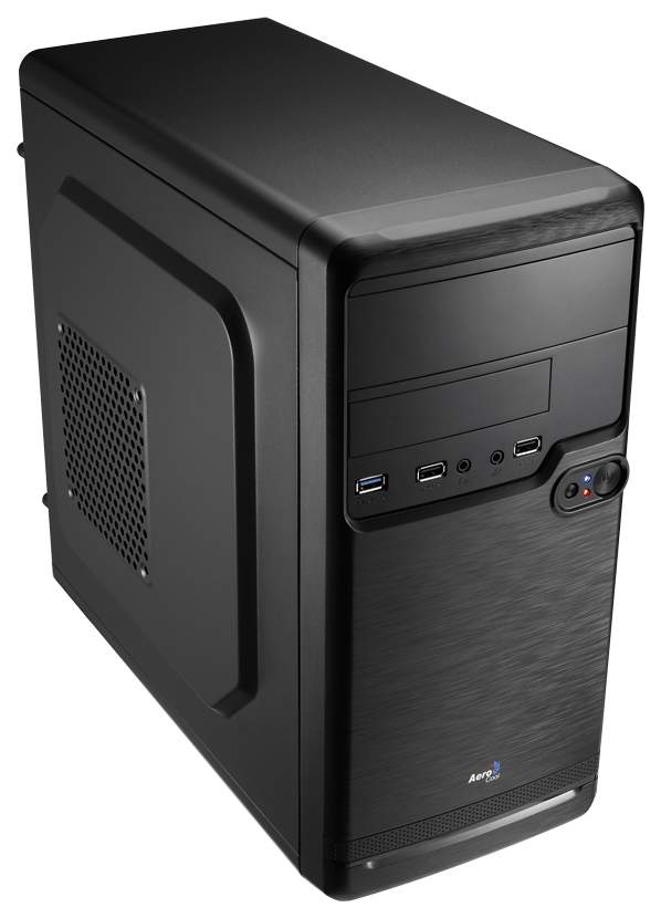 Корпус компьютерный AeroCool QS-182 Black - купить в Мегамаркет Москва Томилино, цена на Мегамаркет