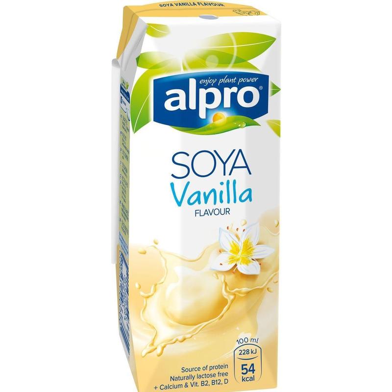 Напиток соевый Alpro со вкусом ванили обогащенный кальцием и витаминами 0.25 л