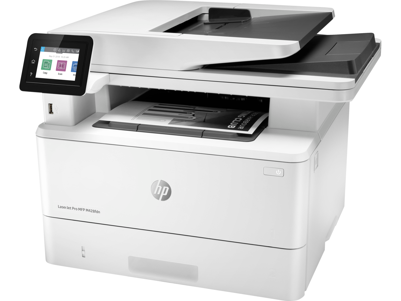 Лазерное МФУ HP LaserJet Pro M428fdn - характеристики и описание на  Мегамаркет | 100025299423