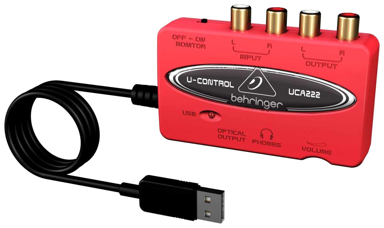 Внешняя звуковая карта behringer u control uca222