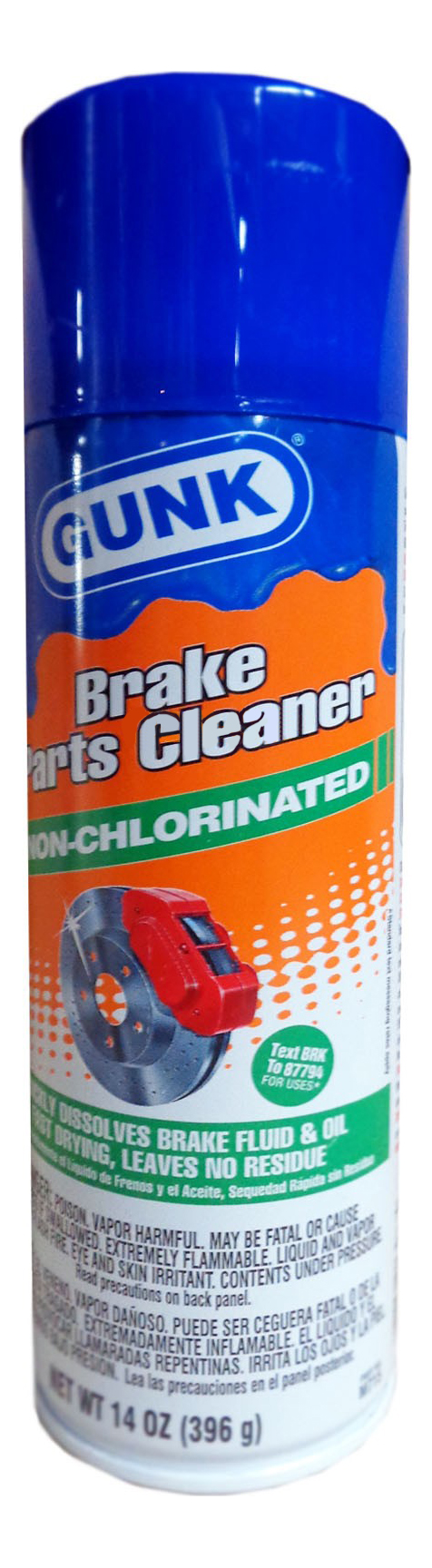 Очиститель тормозов и деталей Gunk M715 Non Clorinated Break Cleaner 396 гр
