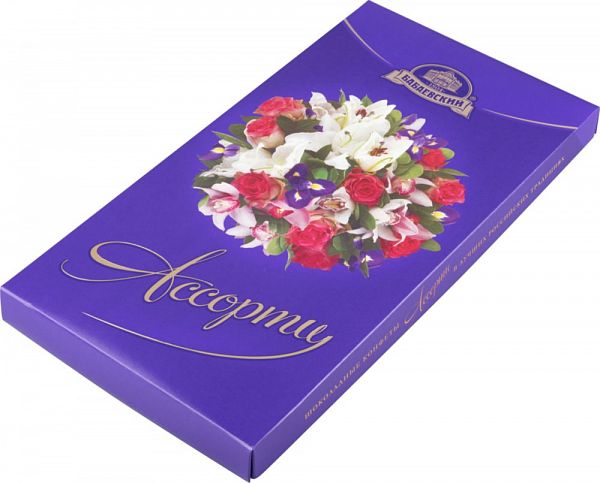 Набор конфет Бабаевский ассорти из темного шоколада с нежными начинками 300 г