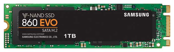 SSD накопитель Samsung 860 EVO M.2 2280 1 ТБ (MZ-N6E1T0BW) - купить в Ситилинк, цена на Мегамаркет