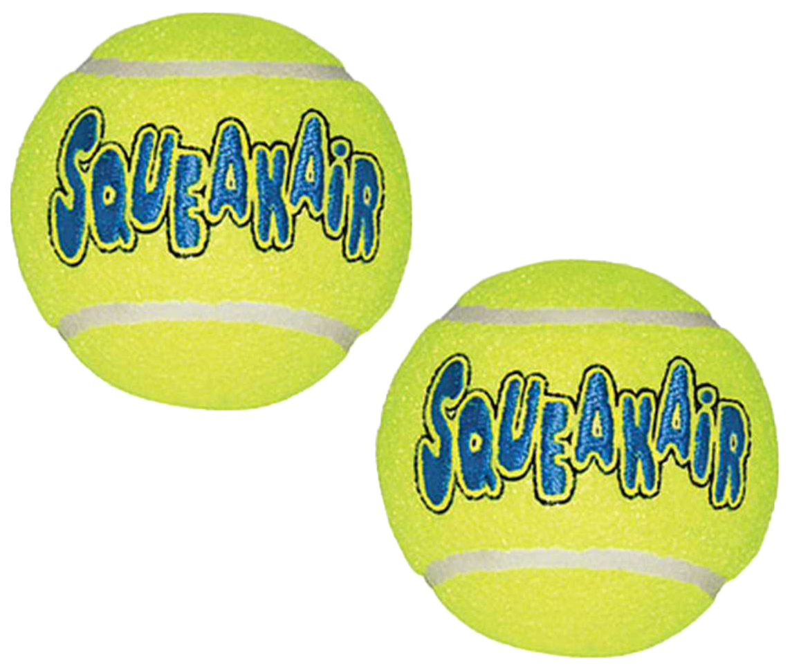 Апорт для собак KONG Теннисный мяч, желтый, длина 6 см, 3 шт