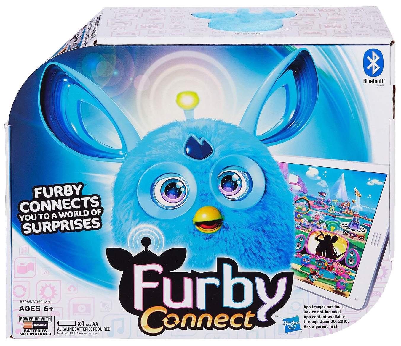 Интерактивная игрушка HASBRO Furby Коннект голубой B7150/B6085 – купить в  Москве, цены в интернет-магазинах на Мегамаркет