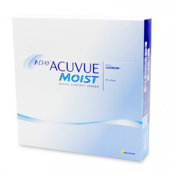 Контактные линзы 1-Day Acuvue Moist 90 линз R 9,0 +4,75