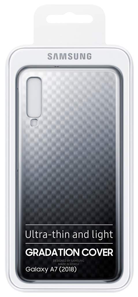 Чехол Samsung Gradation Cover для Galaxy A7 Black EF-AA750CBEGRU