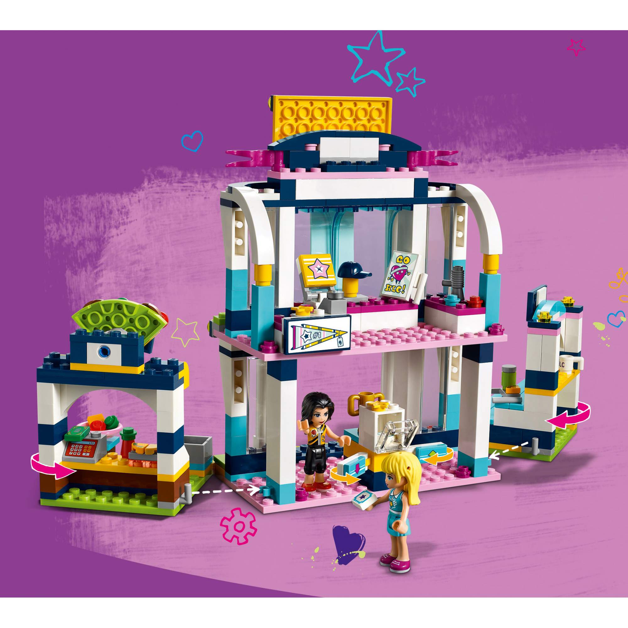 Спортивная арена стефани. Спортивная арена стефани. Конструктор 10857. Спортивная арена стефани. Bela френдс 10857.