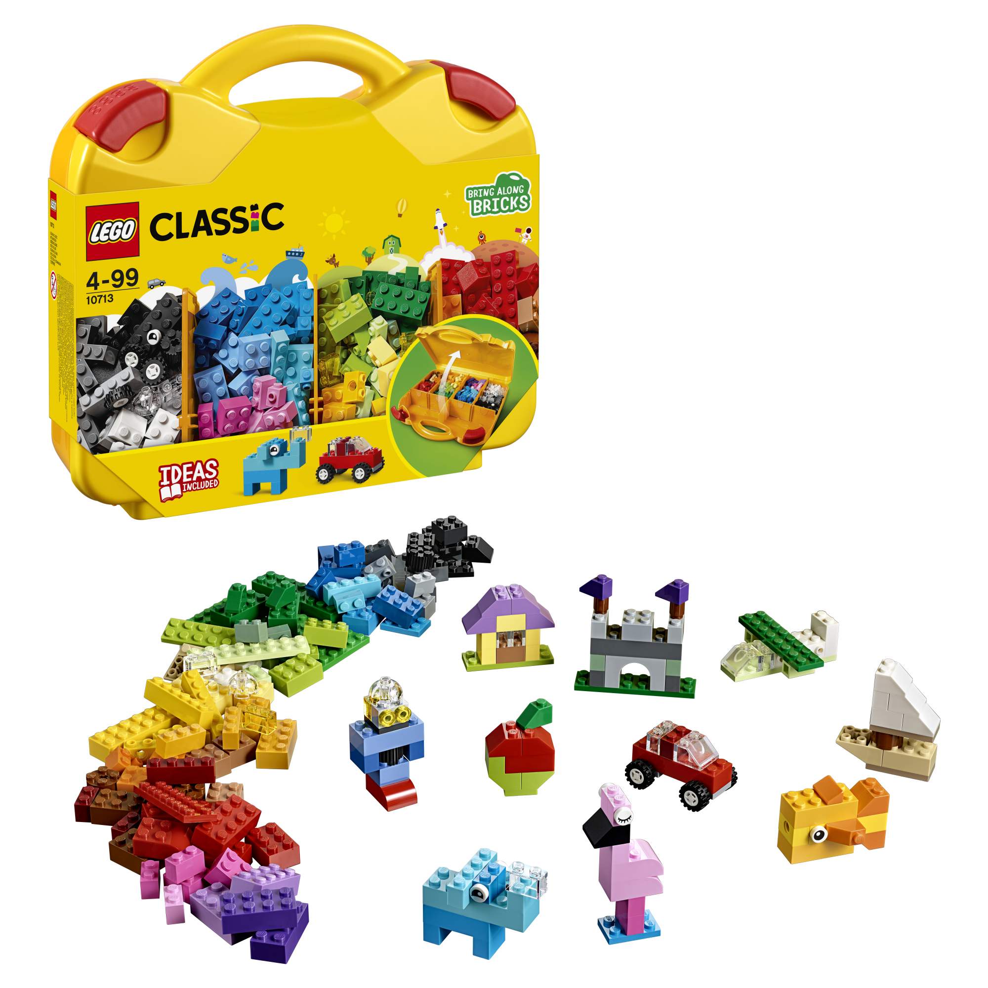 Купить конструктор LEGO Classic Чемоданчик для творчества и конструирования (10713), цены на Мегамаркет | Артикул: 100023250925
