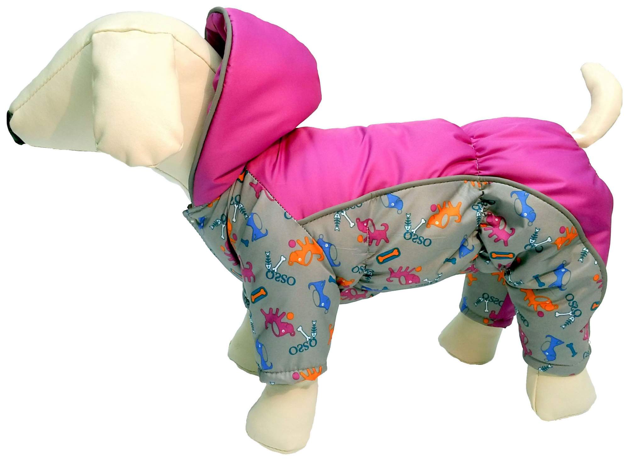 Комбинезон для собак OSSO Fashion, женский, в ассортименте, размер L, длина спины 35 см