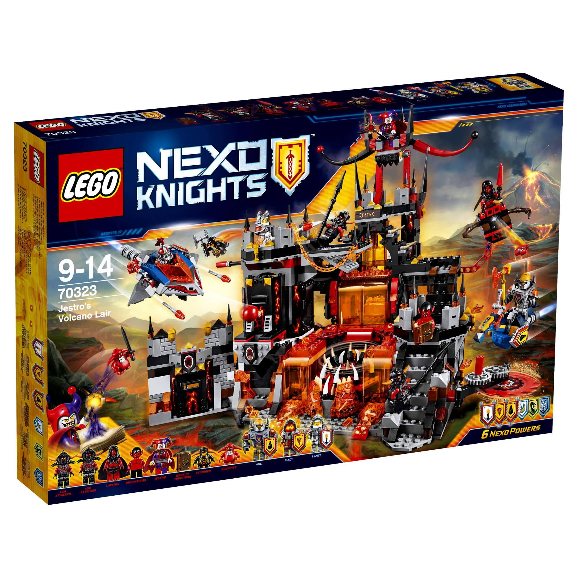 Купить конструктор LEGO Nexo Knights Логово Джестро (70323), цены на  Мегамаркет | Артикул: 100000075425