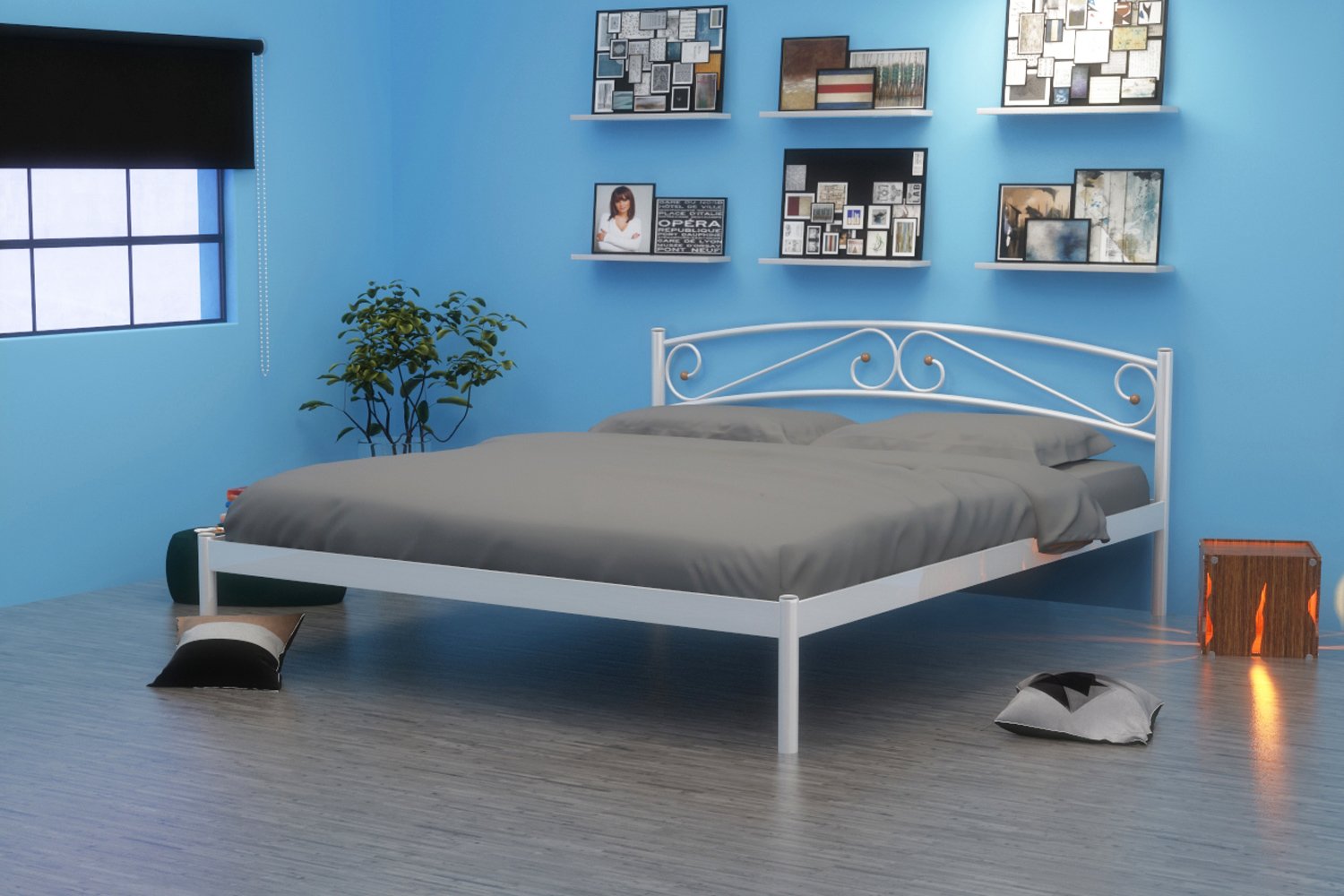 Кровать без подъёмного механизма Hoff Люкс