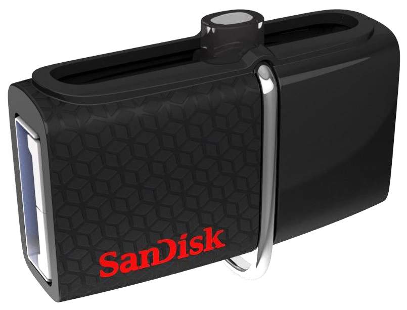 Флешка SanDisk Ultra 64ГБ Grey/Black (SDDD2-064G-G46), купить в Москве, цены в интернет-магазинах на Мегамаркет