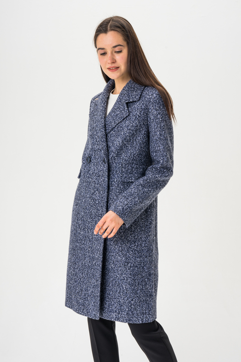 Пальто женское ElectraStyle 4-9009-291 серое 42 RU