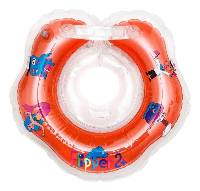 Круг для купания Roxy-kids Roxy-Kids Flipper 2+ Круг На Шею Для Купания Малышей От 1,5 Лет