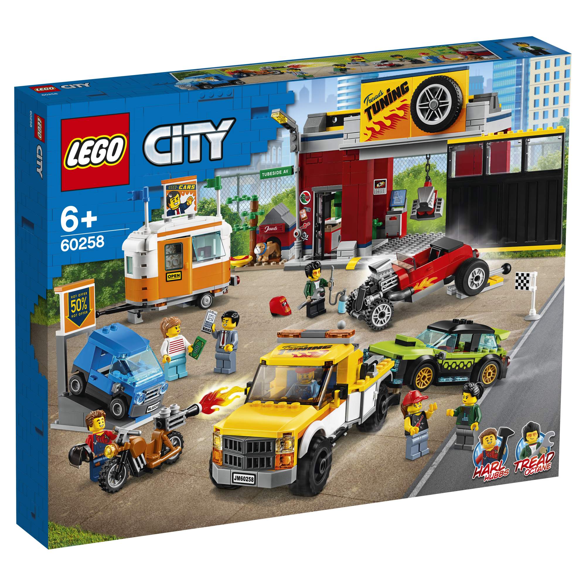 Отзывы о конструктор LEGO City Nitro Wheels 60258 Тюнинг-мастерская - отзывы  покупателей на Мегамаркет | конструкторы LEGO 60258 - 100025820526