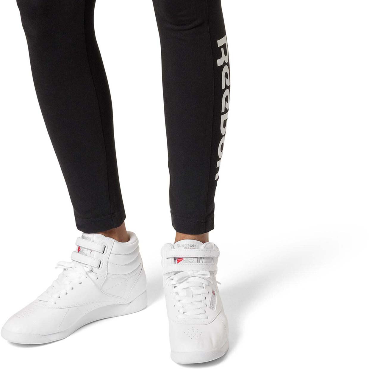 reebok freestyle hi bambino bianche