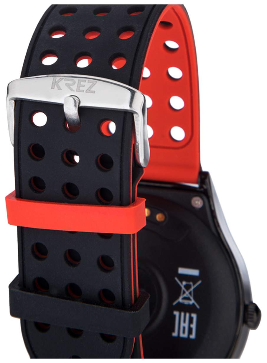 Смарт-часы KREZ PRO Black/Red (SW05), купить в Москве, цены в  интернет-магазинах на Мегамаркет