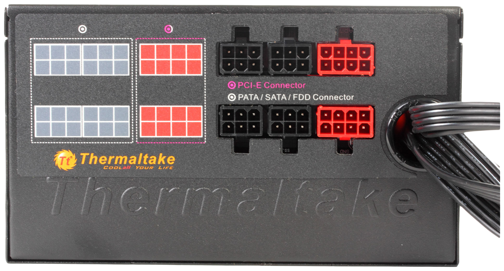 Как разобрать блок питания thermaltake