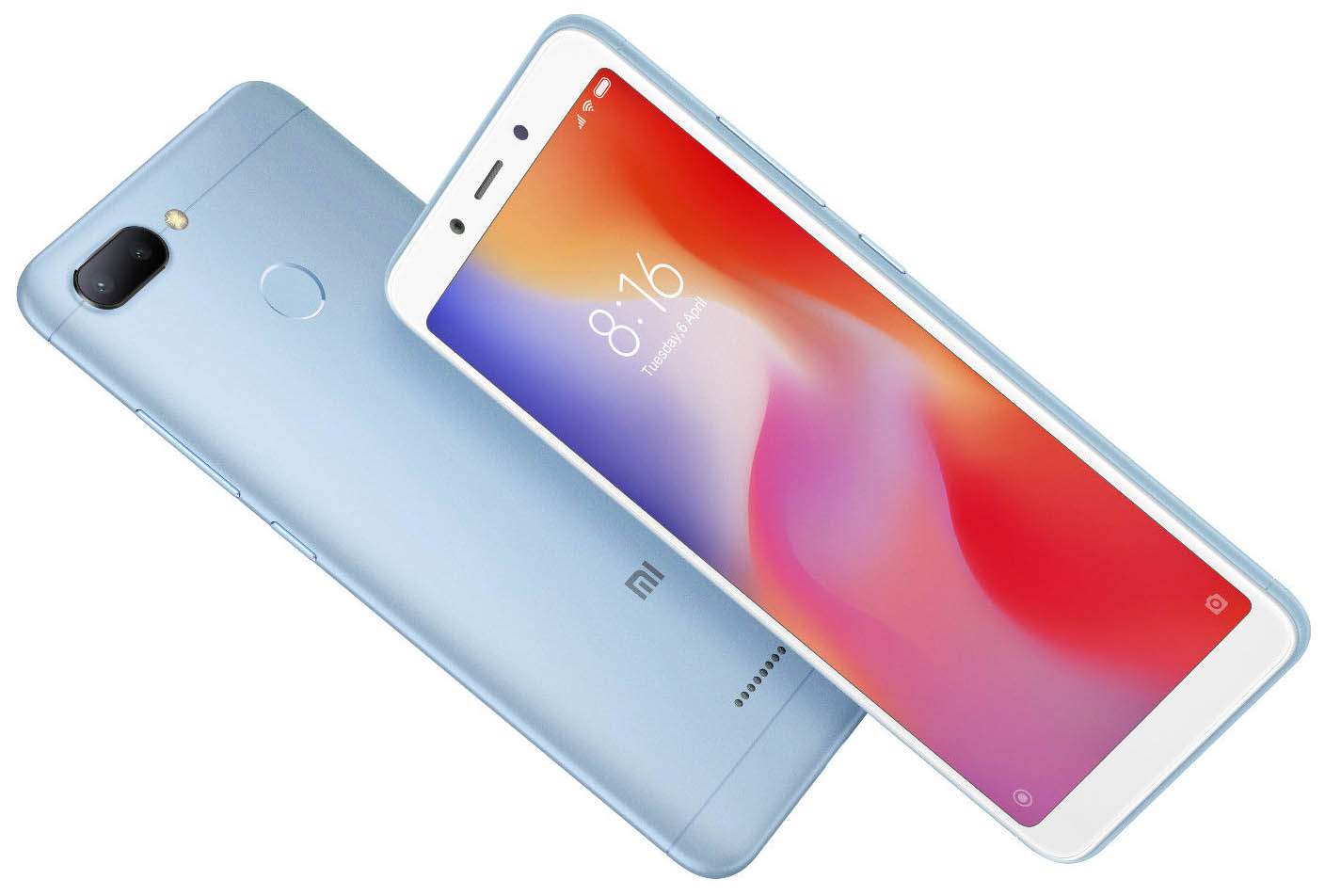 Смартфон Xiaomi Redmi 6 3/32GB Blue (X18985), купить в Москве, цены в  интернет-магазинах на Мегамаркет