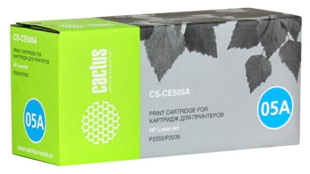 Картридж для лазерного принтера Cactus CS-CE505AS черный