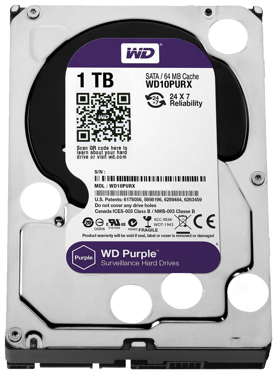 Жесткий диск WD Purple 1ТБ (wD10PURX) - купить в BestPrice, цена на Мегамаркет