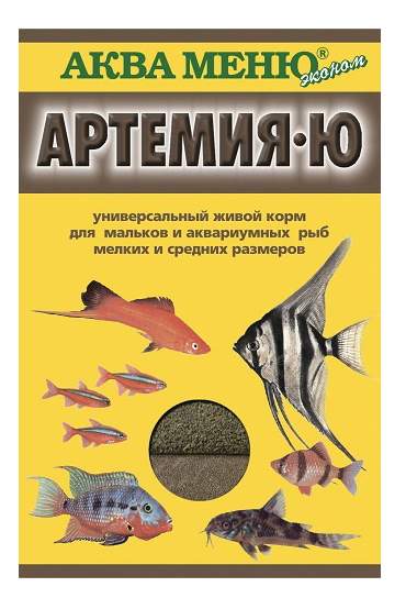 Корм для рыб Аква Меню Артемия-Ю, палочки, 35 г