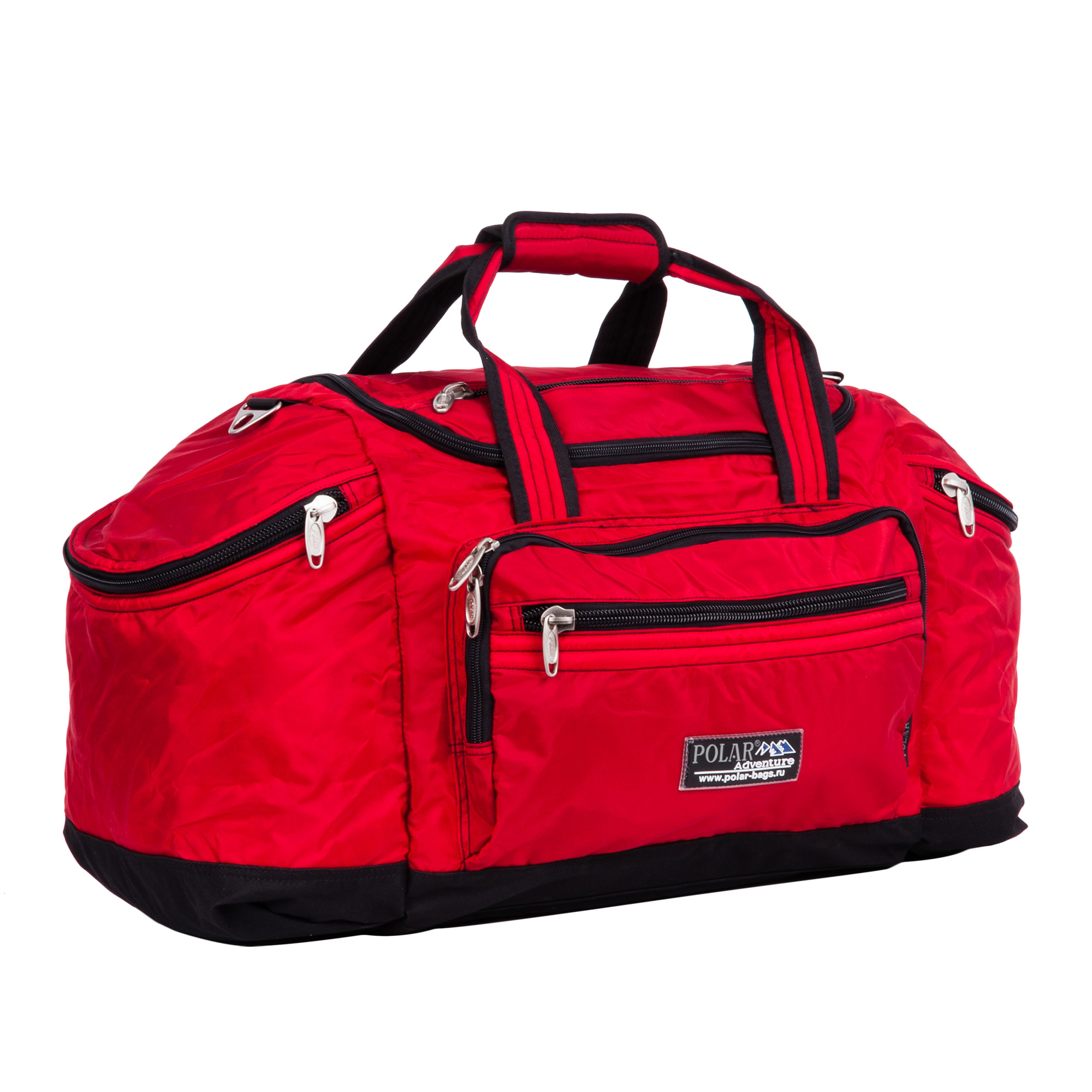 Дорожная сумка Polar П810В красная 60 x 30 x 26
