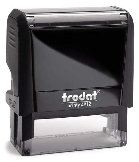 Оснастка для печати Trodat Printy 4912 P4. Поле: 47х18 мм. Цвет корпуса: черный.