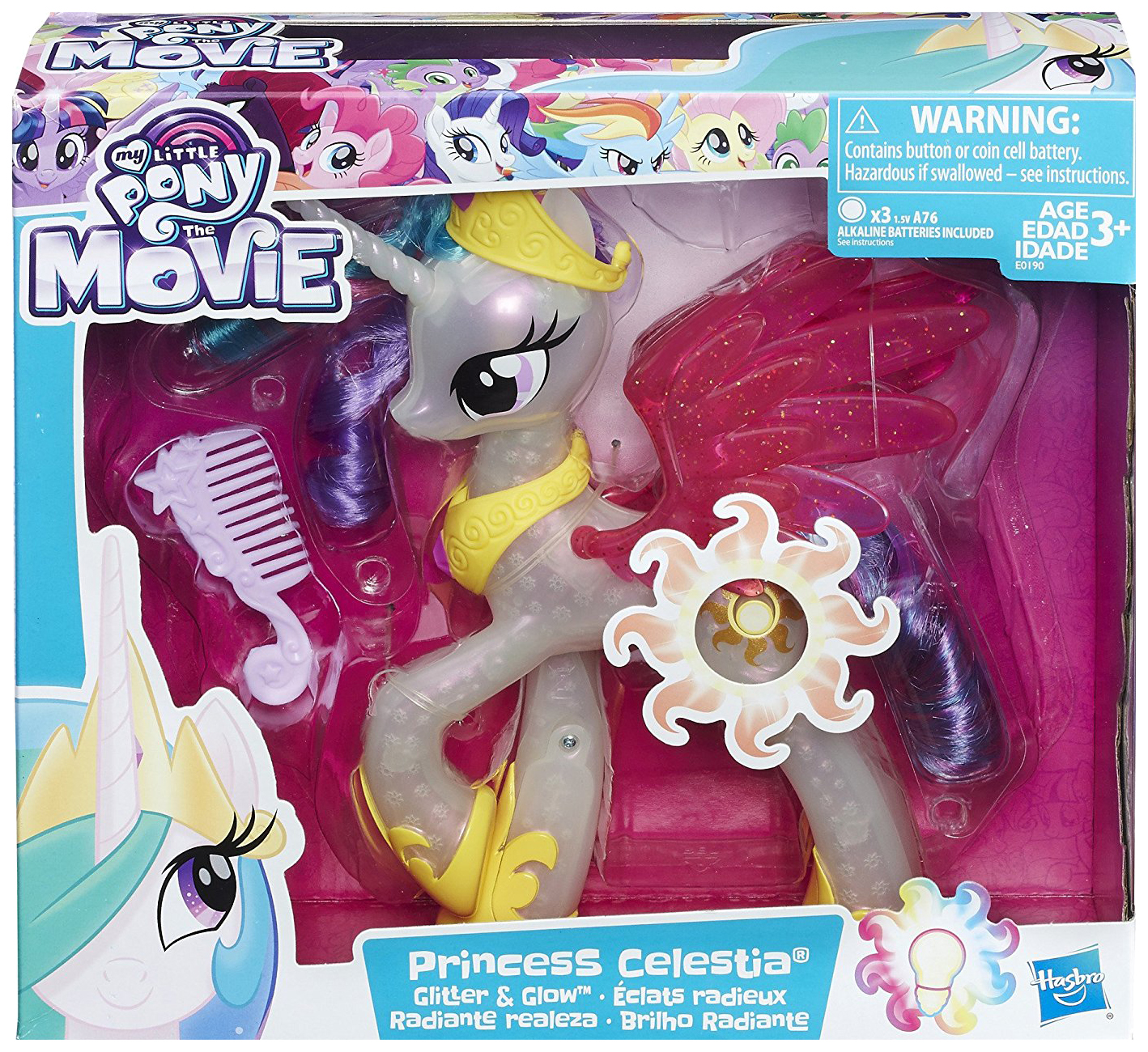 Отзывы о фигурка Hasbro My little Pony Интерактивная Принцесса Princess  Celestia E0190 - отзывы покупателей на Мегамаркет | игровые фигурки E0190 -  100023442627