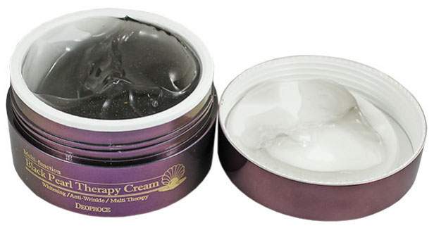 Антивозрастной крем черный жемчуг. Black Pearl Therapy Cream 100g. Крем для лица с черным жемчугом антивозрастной Deoproce Black Pearl Therapy Cream. Крем для лица Deoproce Black Pearl Therapy с черным жемчугом антивозрастной, 100 гр.. Кремы Black Pearl 24 карат.