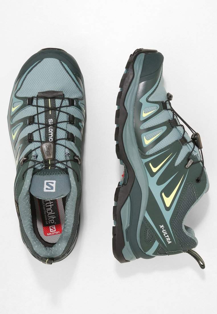 Кроссовки женские Salomon X Ultra 3 GTX зеленые 5 UK