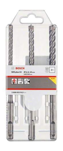 Бур SDS+ для перфоратора Bosch 2608833912 - купить в PARTPOINT, цена на Мегамаркет