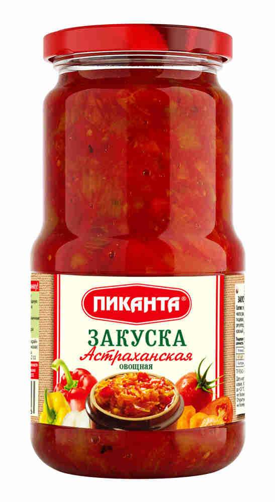 Закуска Пиканта Астраханская овощная 530 г